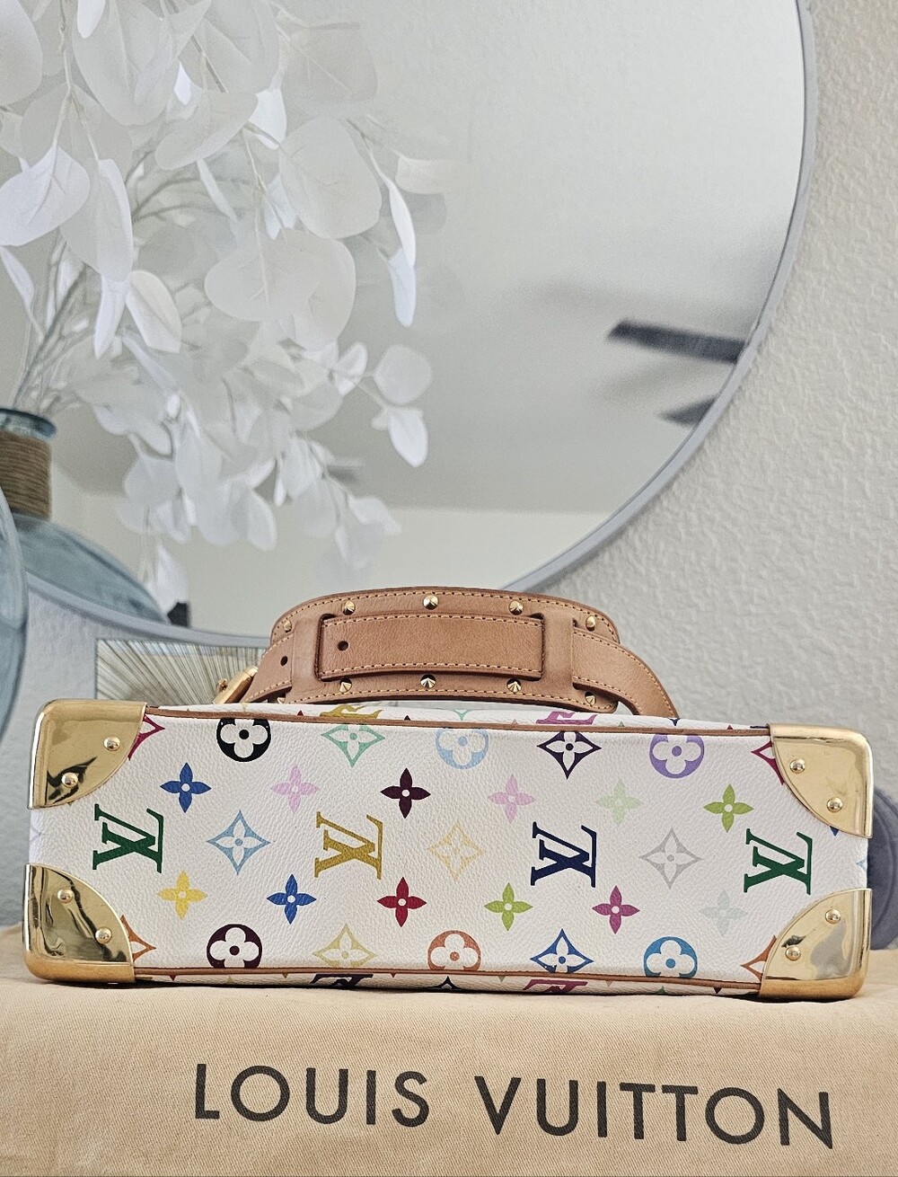 EUC Louis Vuitton Takashi Murakami Boulogne Medium hobo bag - Picture 5 of 7